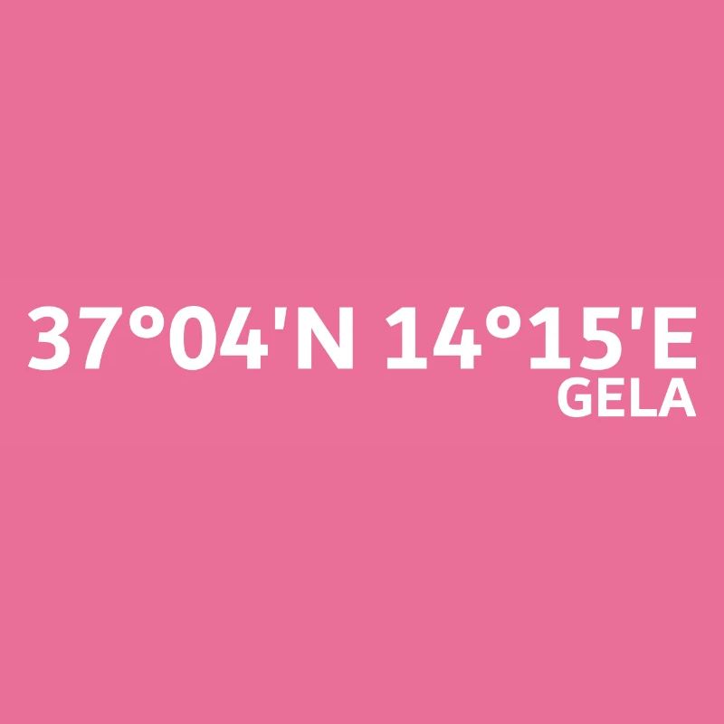 Gela coordinates