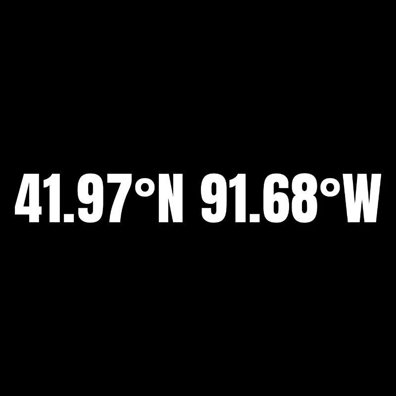 Cedar Rapids, Iowa, USA Coordinates