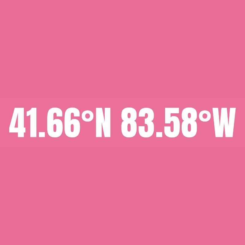 Toledo, Ohio, USA Coordinates