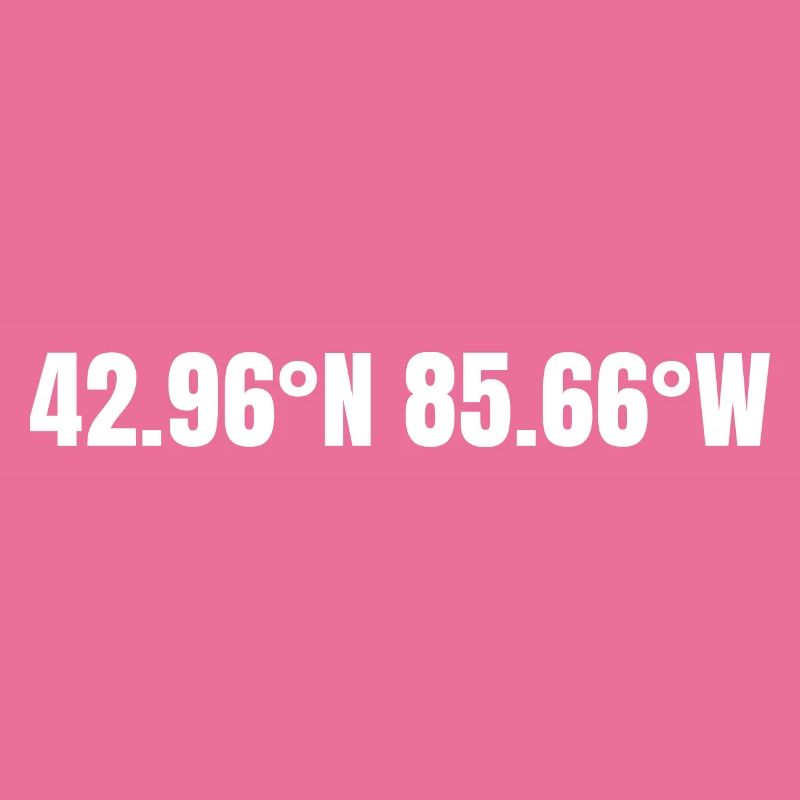 Grand Rapids, Michigan, USA Coordinates