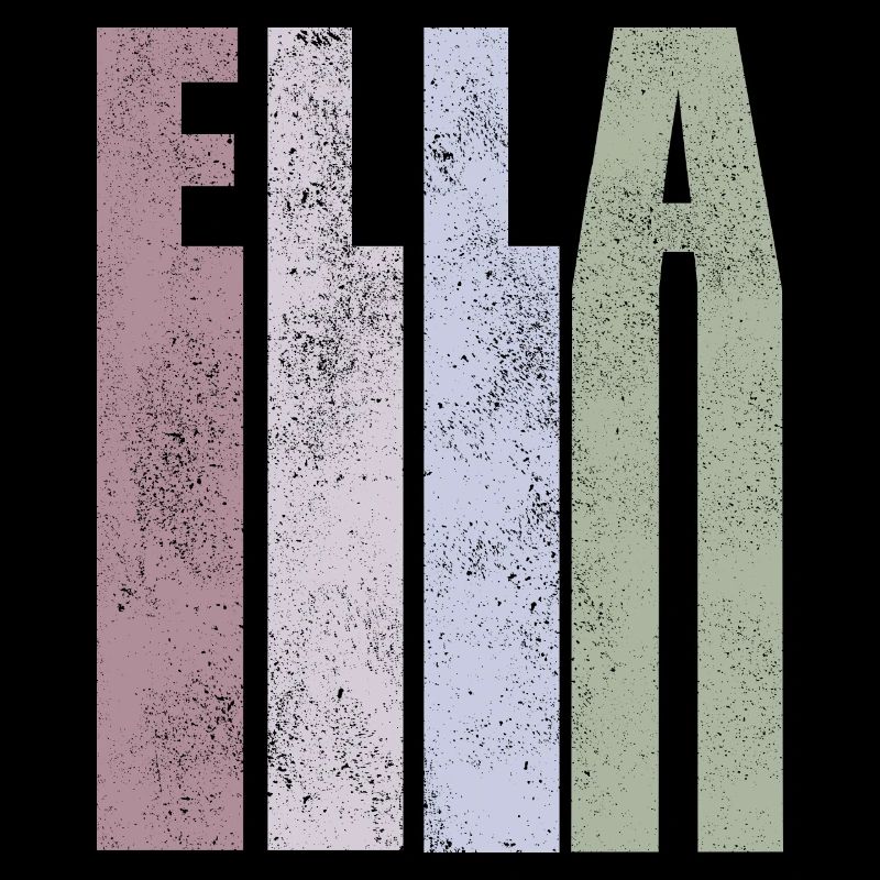Ella name first name retro style
