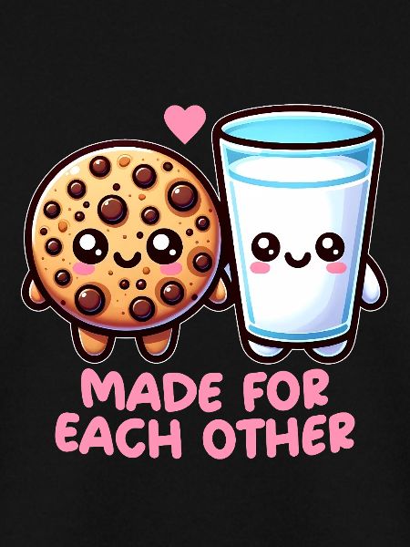 Milch und Kekse