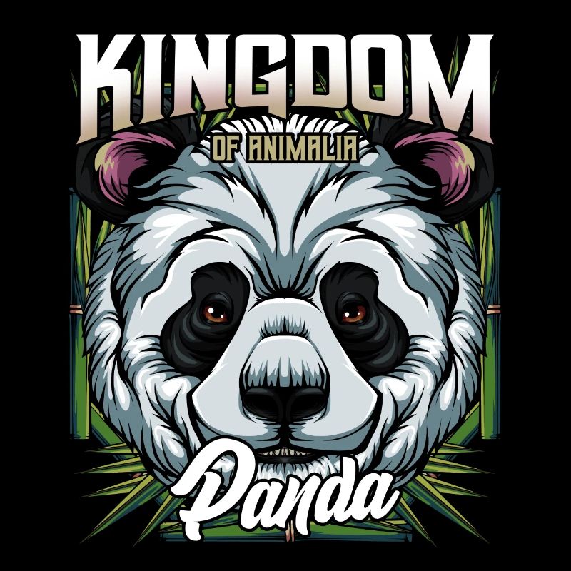 Panda Bear Bamboo Bear Grand cadeau de la faune Panda