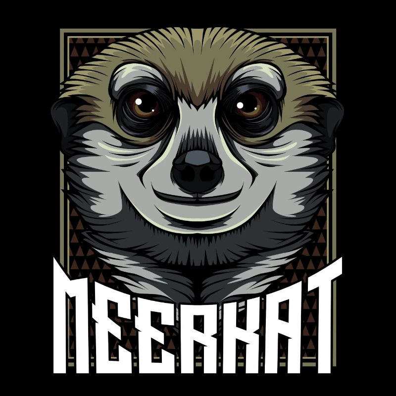 Suricate visage Amour des animaux