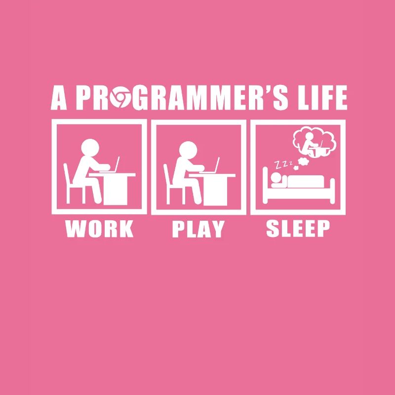 Das Leben eines Programmierers Spruch Geschenkidee