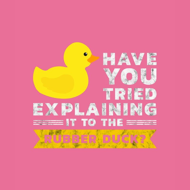 Programmierer Gummiente Debug