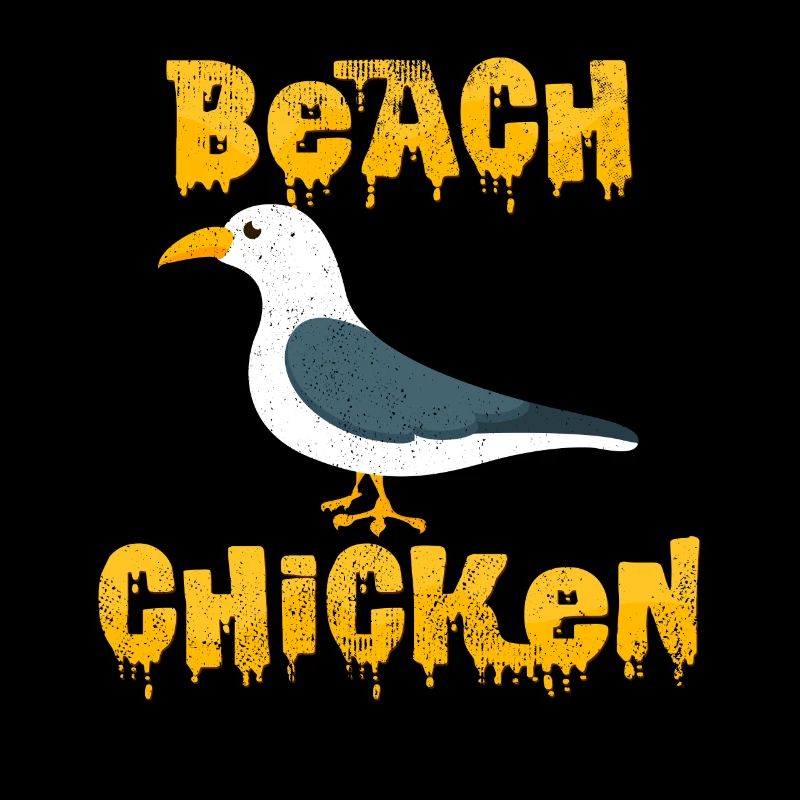 Beach Chicken Cool Seagull Seabird Wilderness Gift
