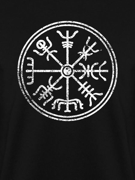 Wikinger Kompass Symbole Zeichen
