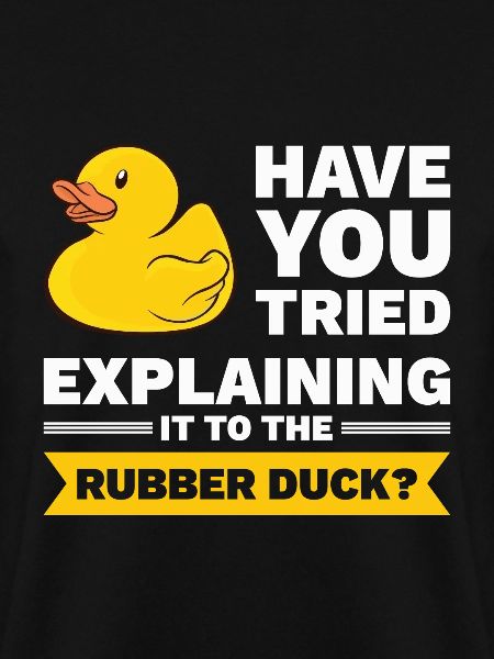 Programmer rubber duck debug