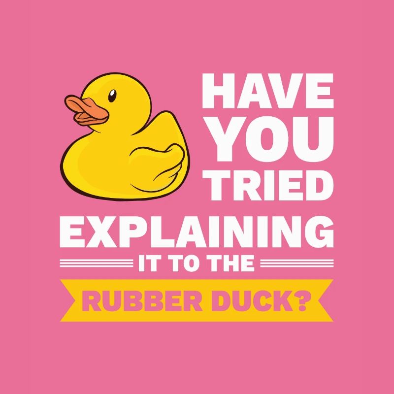 Programmierer Gummiente Debug