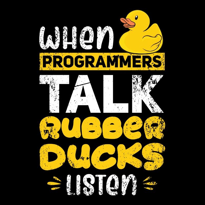 Programmation de canard développeur canard canard en caoutchouc