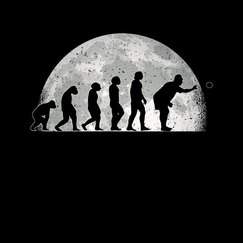 Boccia Evolution Mond Bocciaspieler Boule