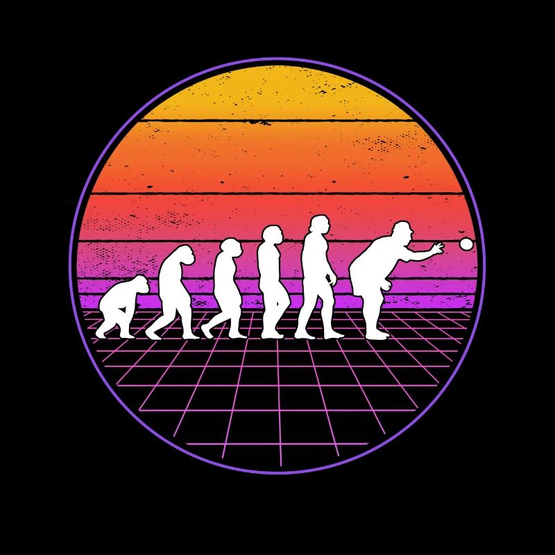 Boccia Evolution Vaporwave Bocciaspieler Boule