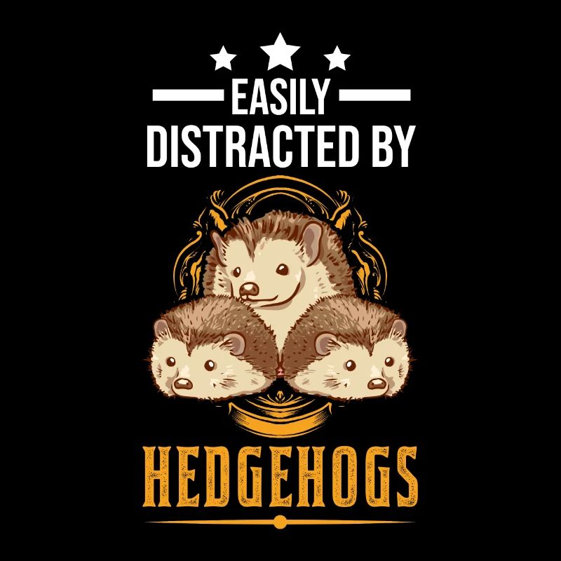 Easily distracted by Hedgehogs Igel Stacheligel