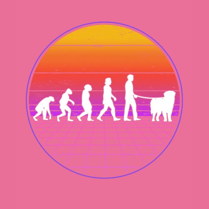 Leonberger Evolution Vaporwave