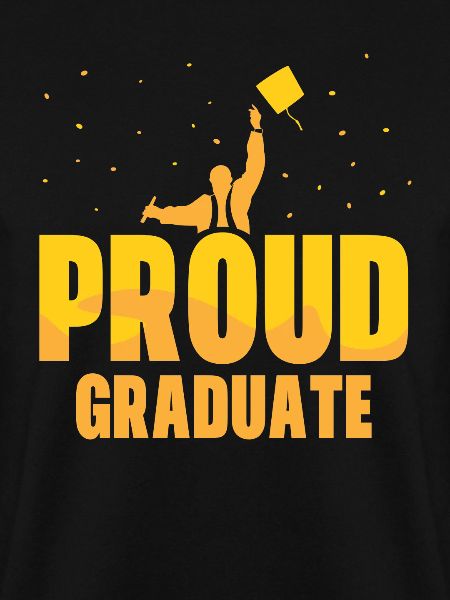 Stolzer Absolvent Graduiertenfest Graduierte