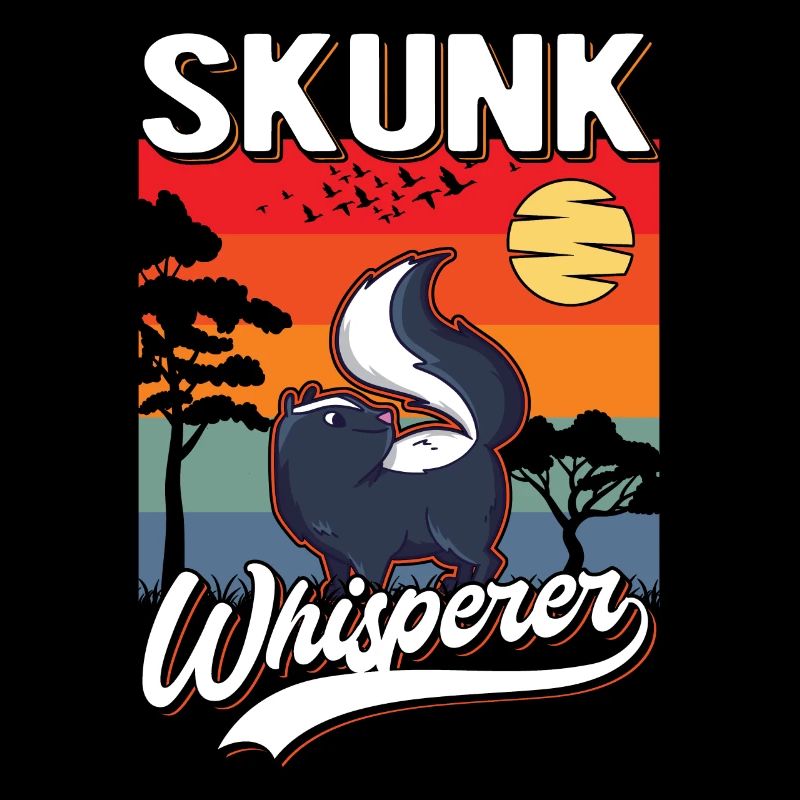 Stinktier Flüsterer Skunk Whisperer