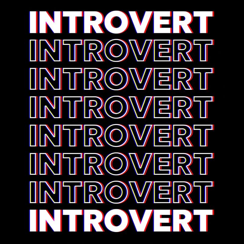 Introvertiert Sarkasmus Introvertierter Schüchtern