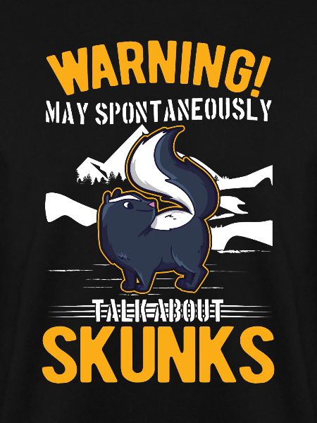 Warnung Stinktier Besitzer Skunk