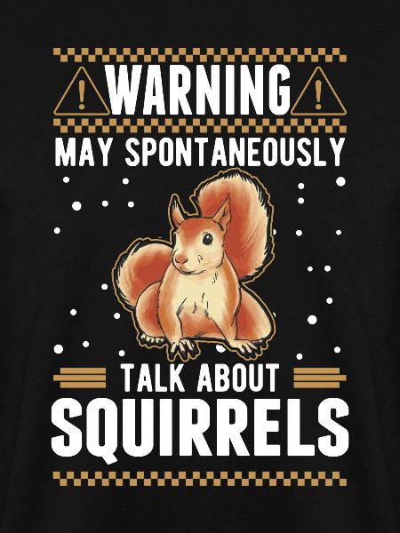 Warning Squirrel Grey Squirrel