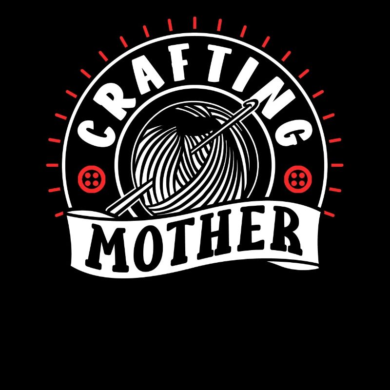 Bastelnde Mutter Basteln Mama Bastel Bastler