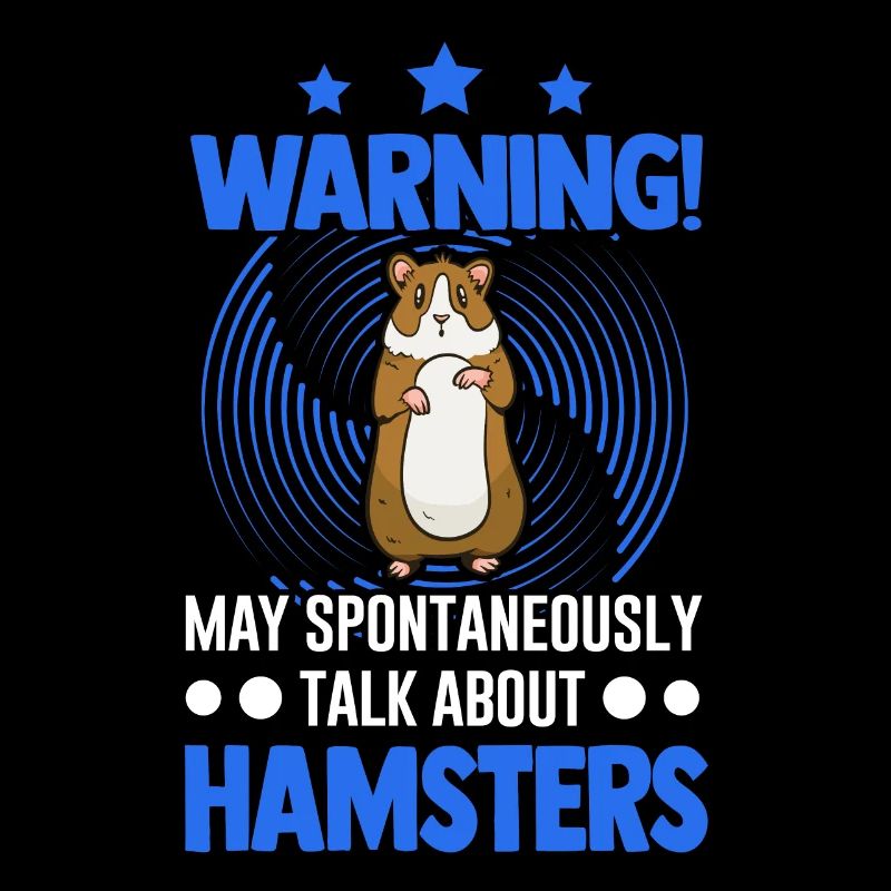 Avertissement Hamster Hamster Roue Hamster Doré