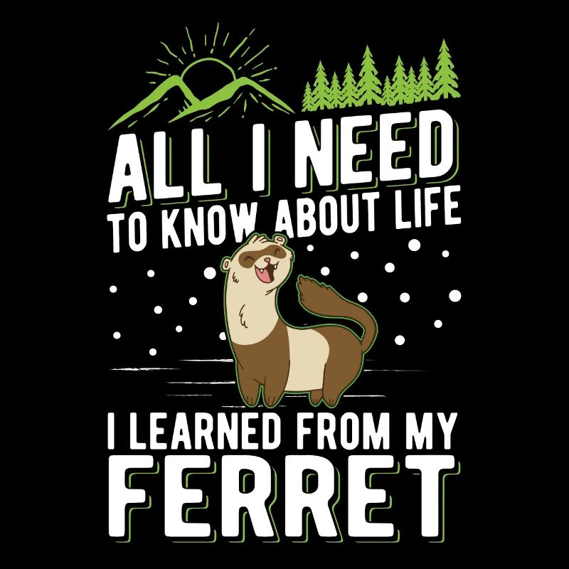 Frettchen Spruch Ferret