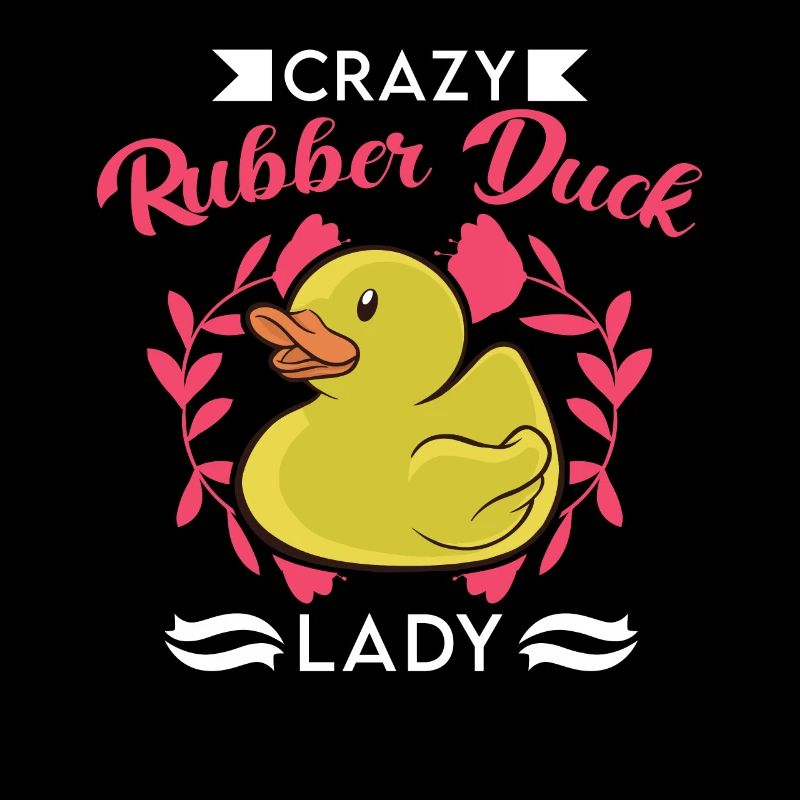 Crazy Rubber Duck Lady Gummiente