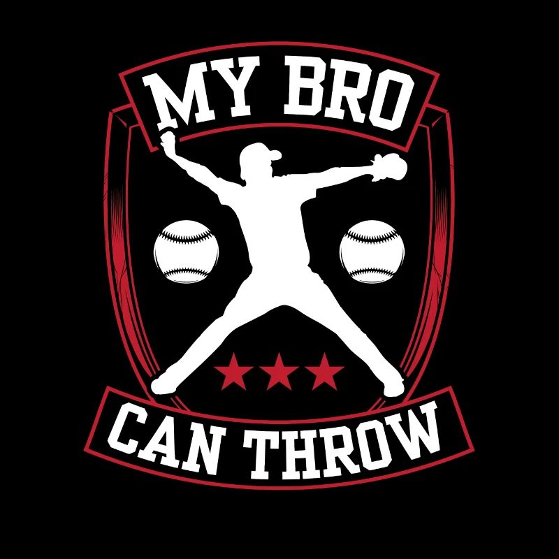 Mein Bruder Kann Werfen Pitcher Baseball Werfer