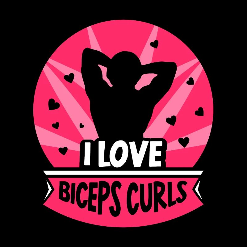 I love biceps curls muscles biceps sayings