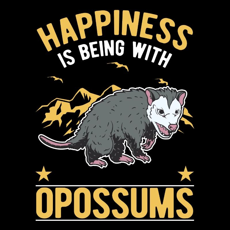 Happiness is being with Opossums Beutelratte