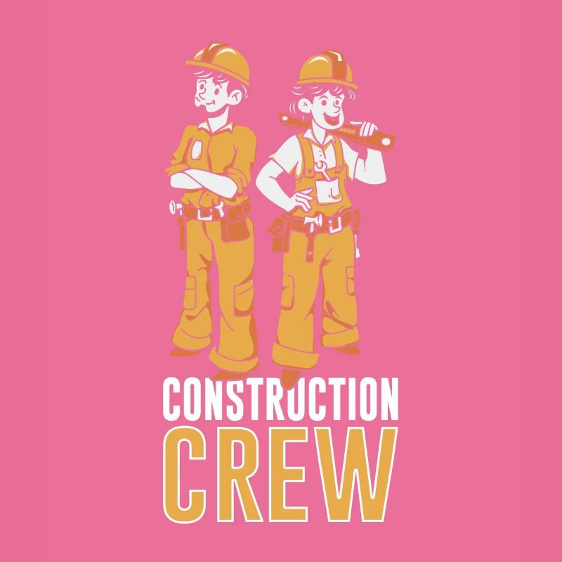 Bautrupp Team Teamwork Baustelle Bau Bauarbeiter