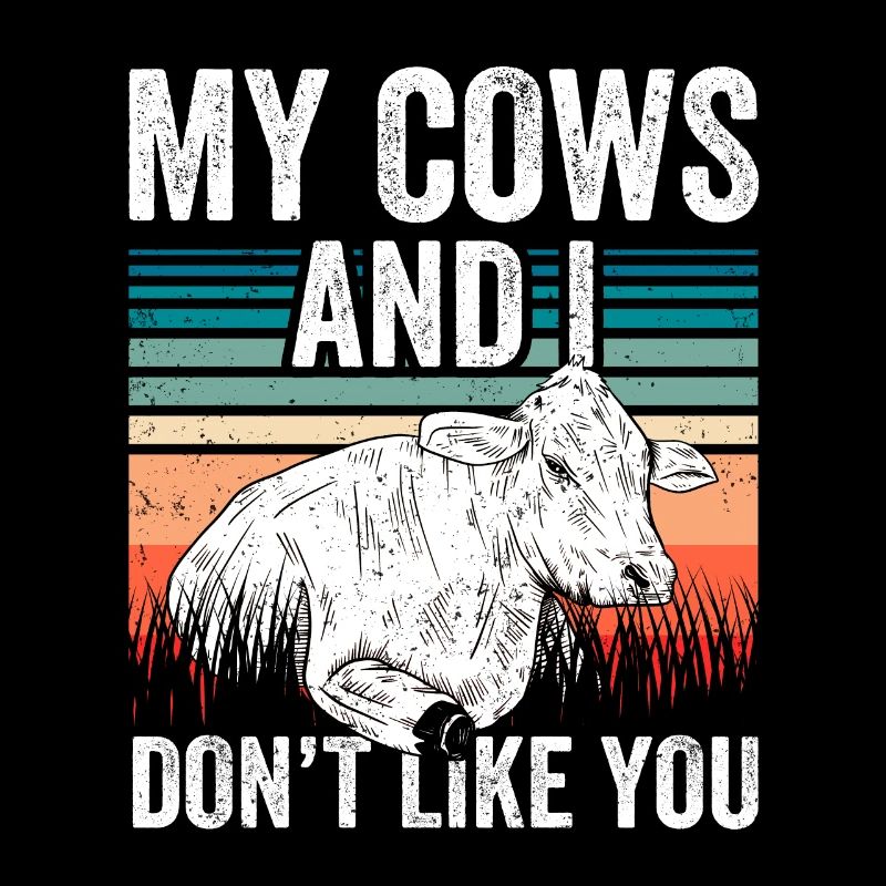 Mes vaches et je ne t’aime pas Vache Vache laitière