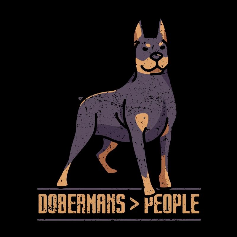 Dobermans > humains Chiens Doberman Doberman Doberman