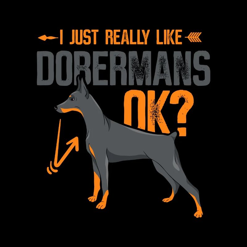 J’aime les dobermans juste beaucoup les chiens Doberman