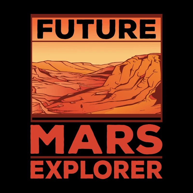 Zukünftiger Mars Erforscher Astronaut Planet
