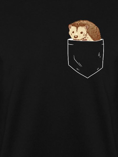 Hedgehog in breast pocket