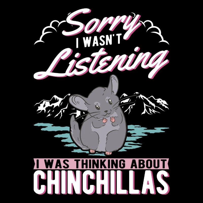 Chinchilla Cadeau Souris Laineuse Chinchilla à queue courte