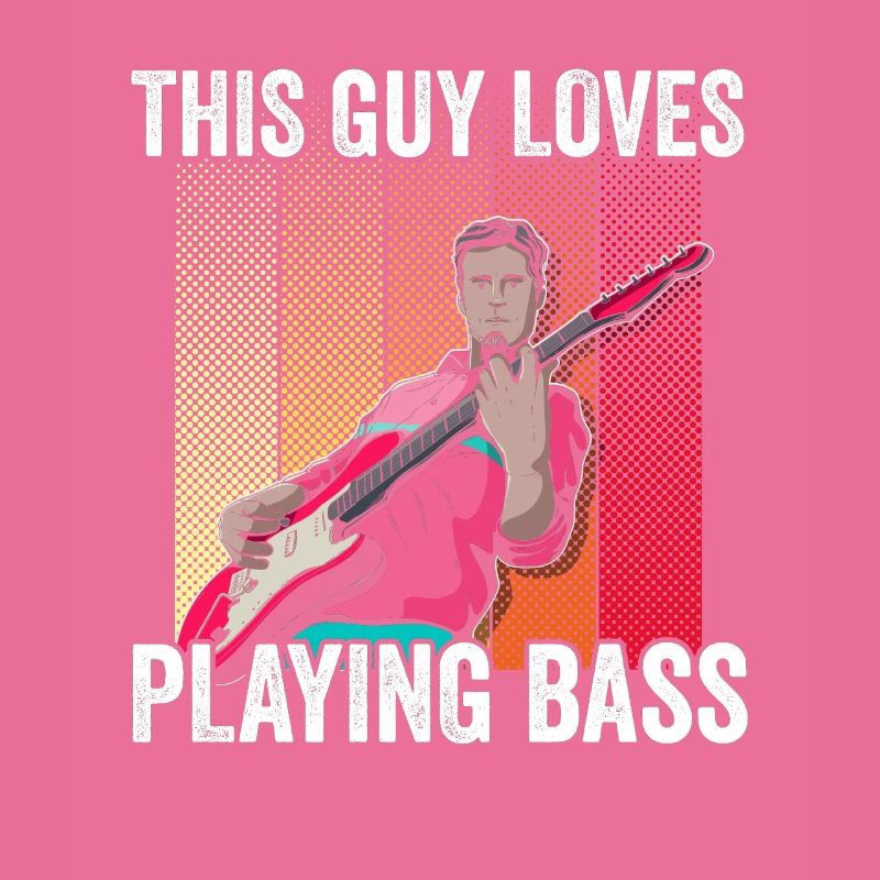 Ce gars aime jouer de la basse