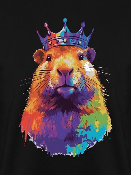Capybara avec capybara couronne