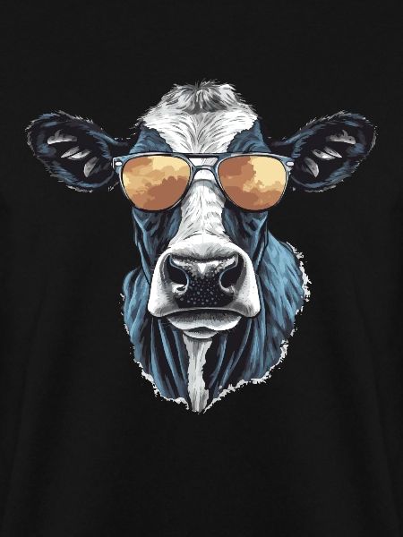 Kuh mit Sonnenbrille