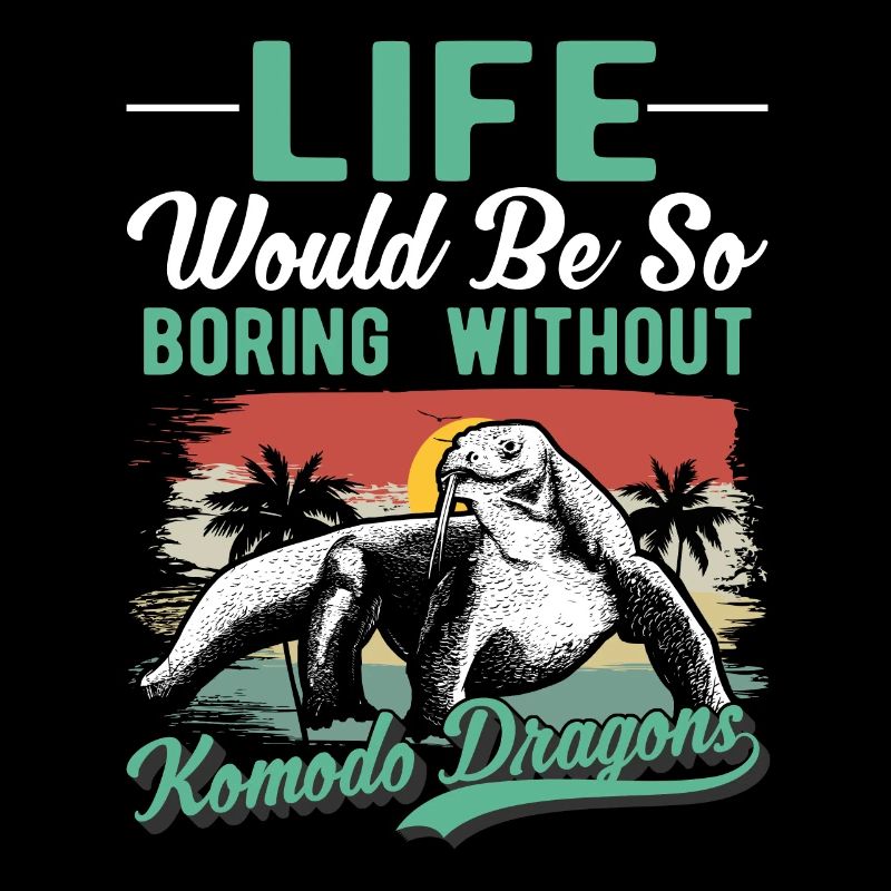 Komodowaran Waran Komododrache