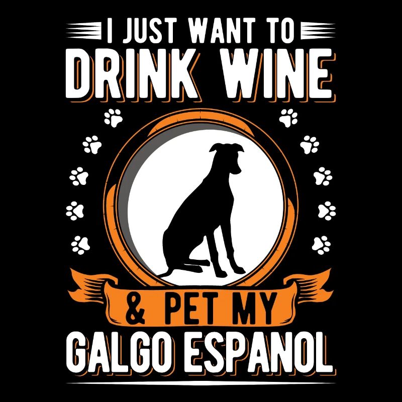 Galgo Español et le vin