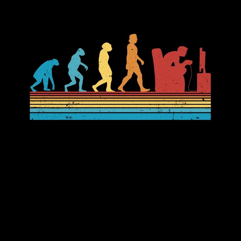 Gamer Evolution Gaming Zocken Jeu Vidéo