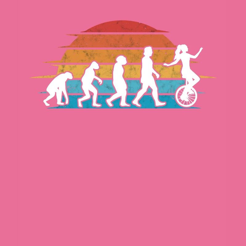 Einrad Evolution Einradfahrer