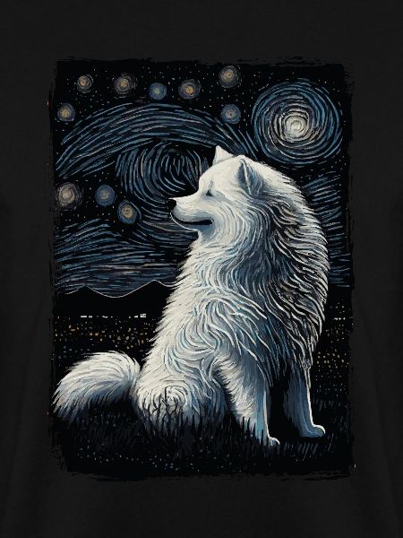 Samoyed Painting