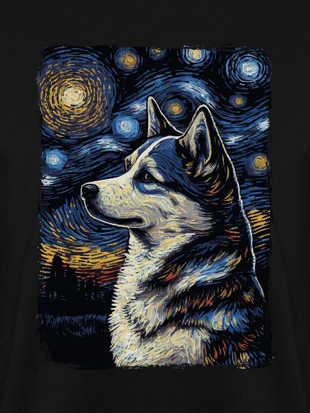 Husky Starry Night