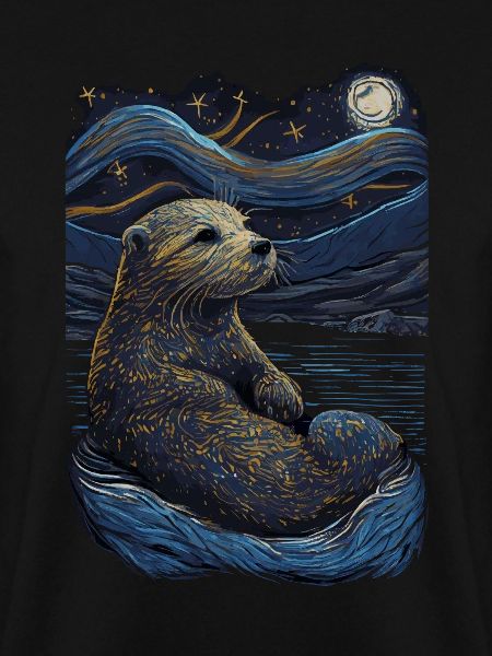 Otter Starry Night