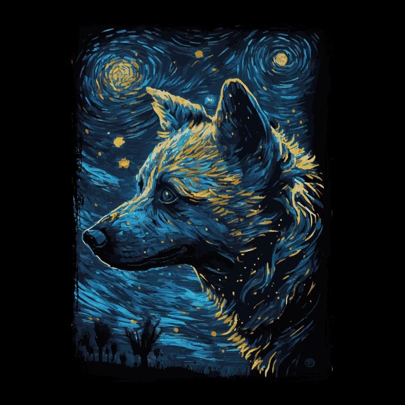Hyäne Starry Night