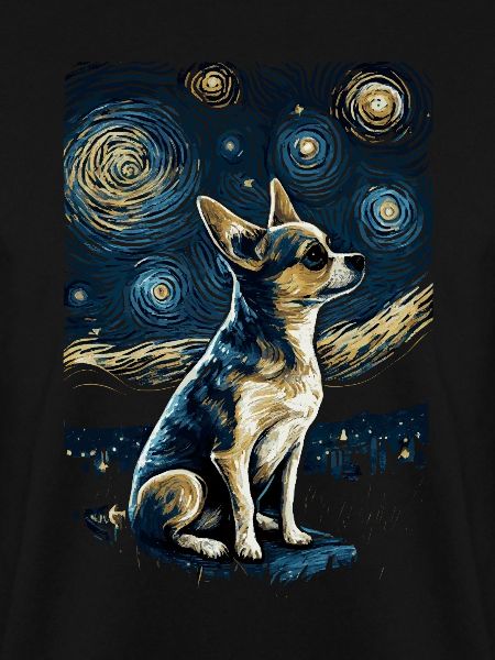 Chihuahua Starry Night